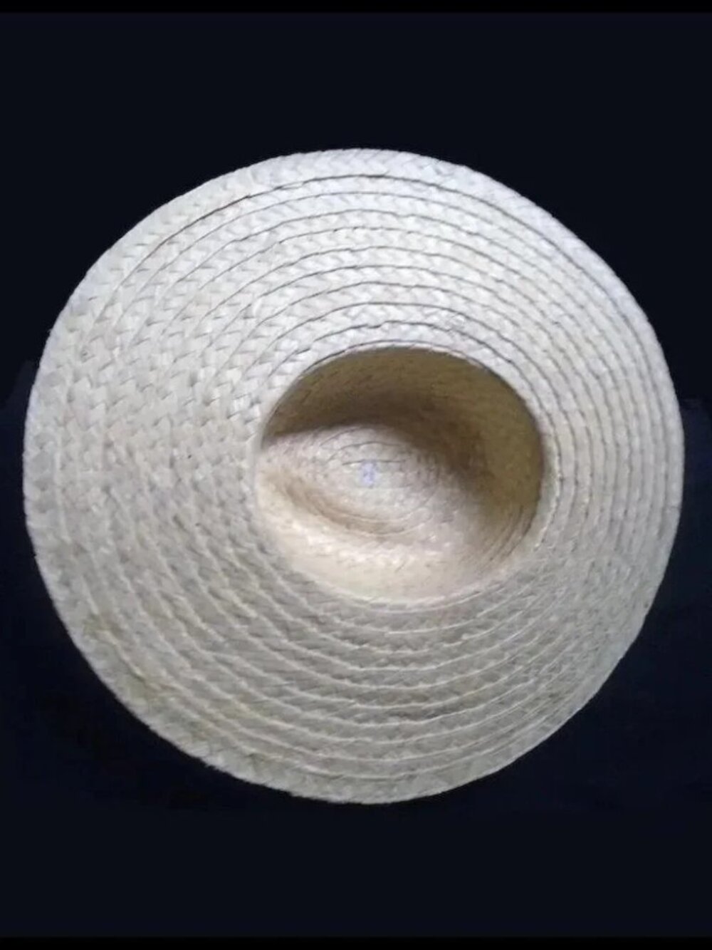 Vintage Wide Brim Hat Platter French Countryside Provencal High Fashion View 3